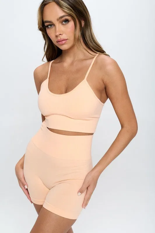 BACK TO BASICS shorts set