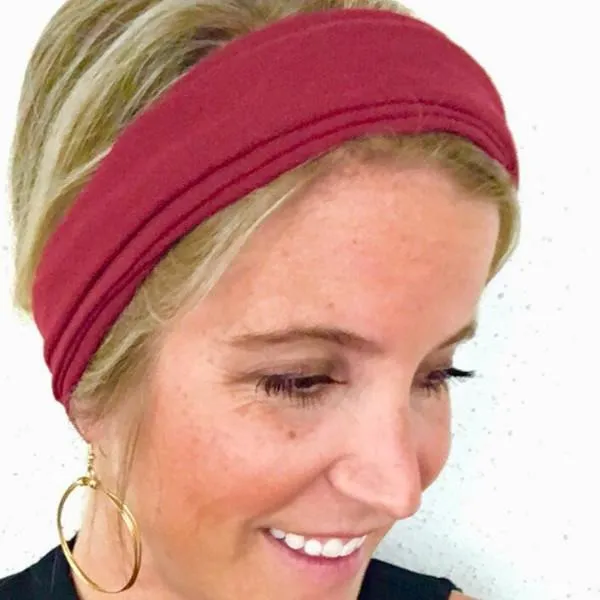Burgundy Tube Turban