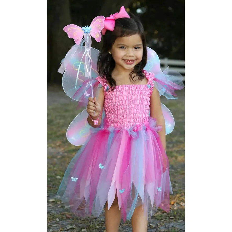 Butterfly Dress with Wings & Wand