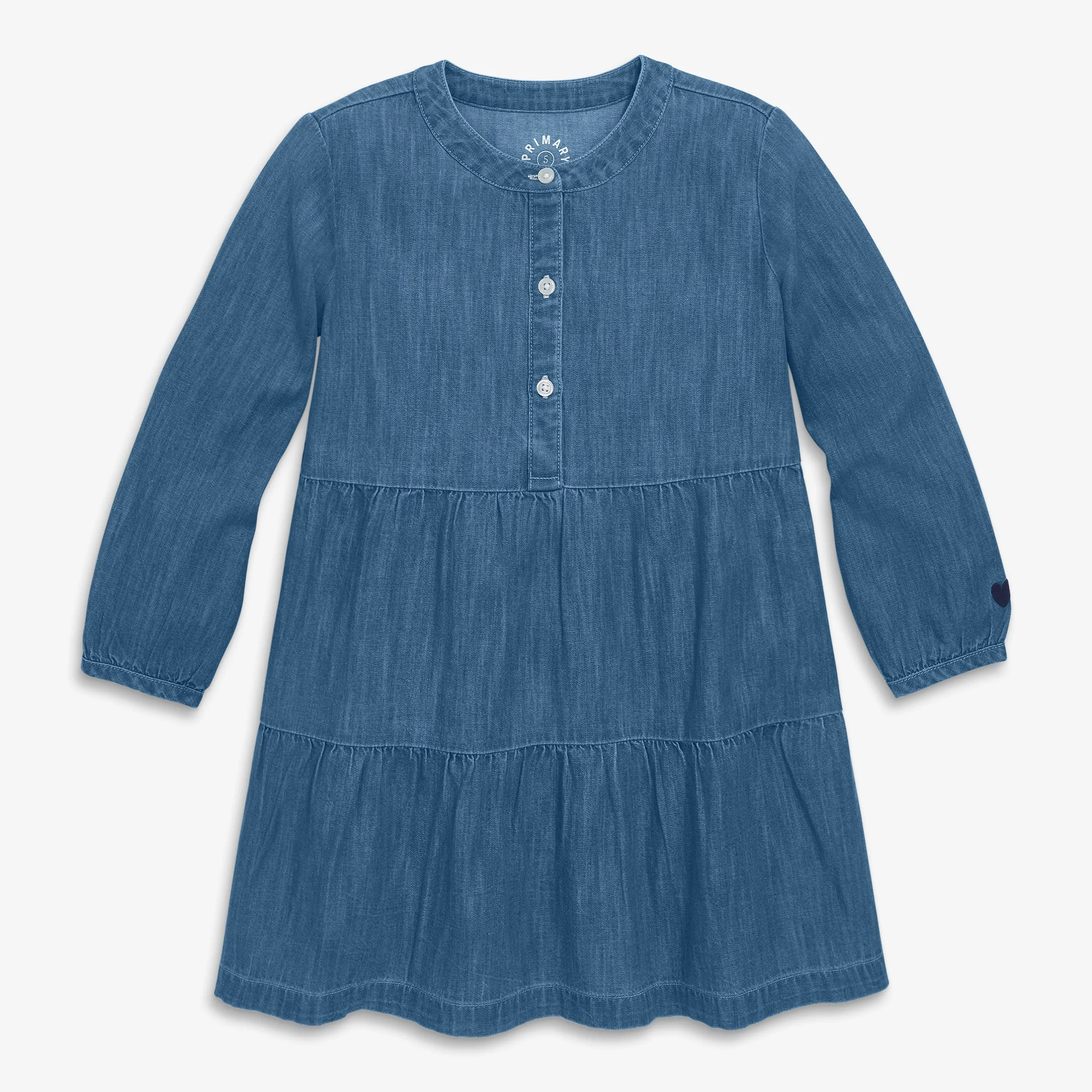 Chambray popover dress