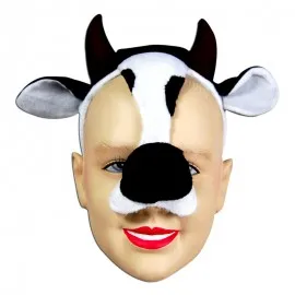 Cow Animal Mask On Headband