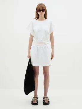 cropped terry athletic tank