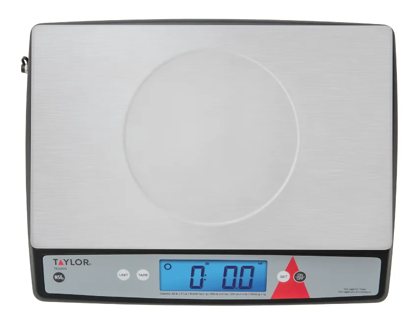 Digital Portion Control Kitchen Scale with Oversized Platform (up to 22 lb)