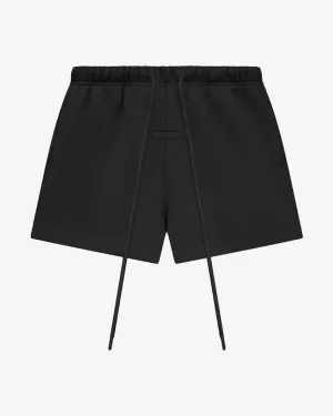 FOG ESSENTIALS FW24 RUNNING SHORTS FLEECE JET BLACK