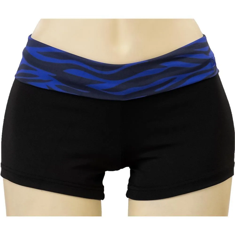 Foldover Hotpants Zebra Child