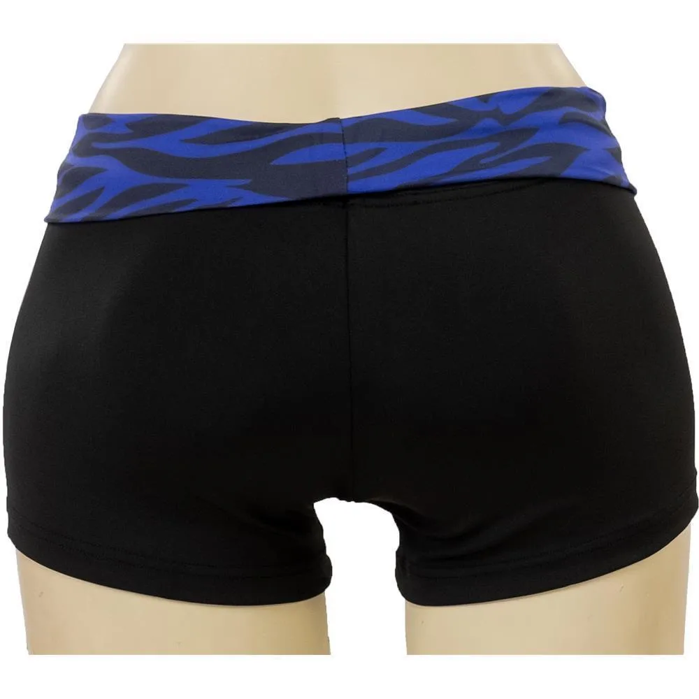 Foldover Hotpants Zebra Child