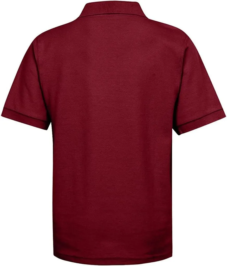 Galaxy by Harvic Boy's Short Sleeve Polo Shirts School Uniform