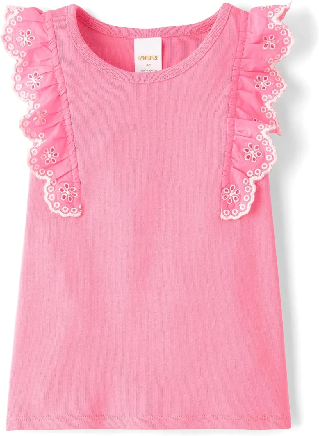 Gymboree Girls' and Toddler Sleeveless Flutter Top