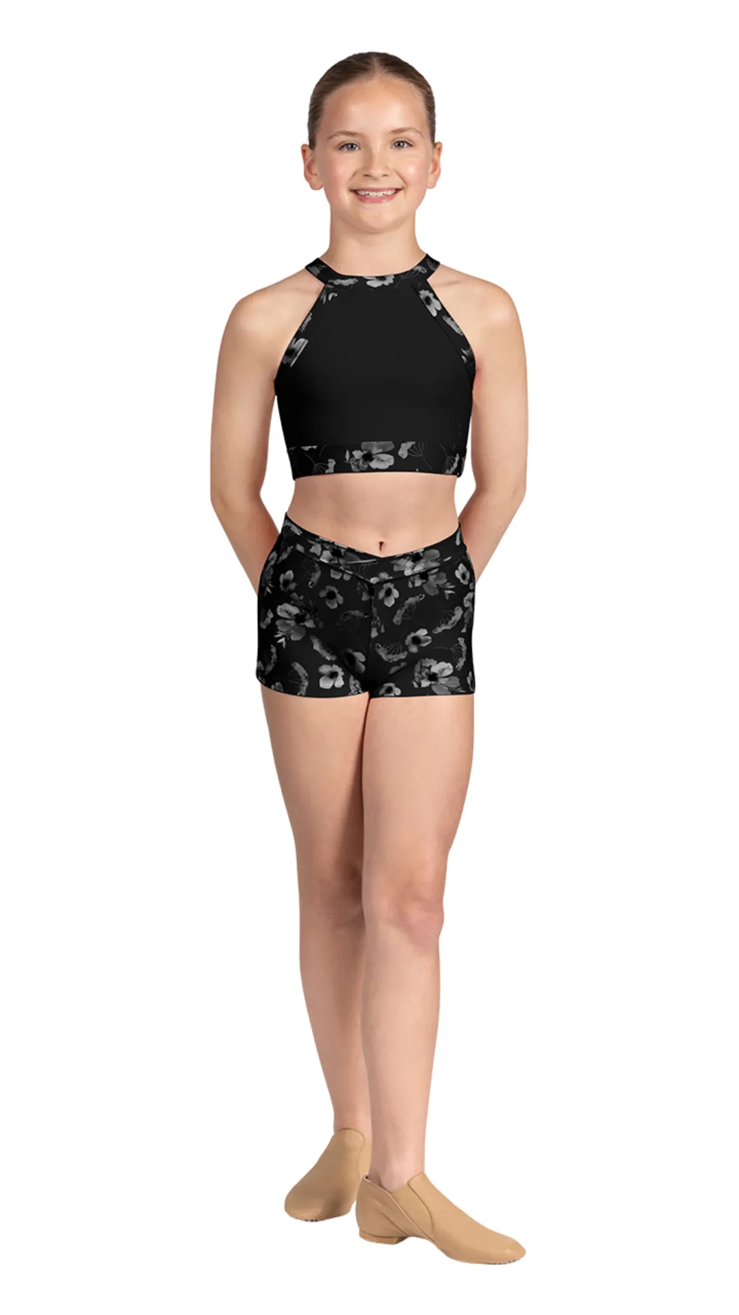 High Neck Crop Top CZ5265C