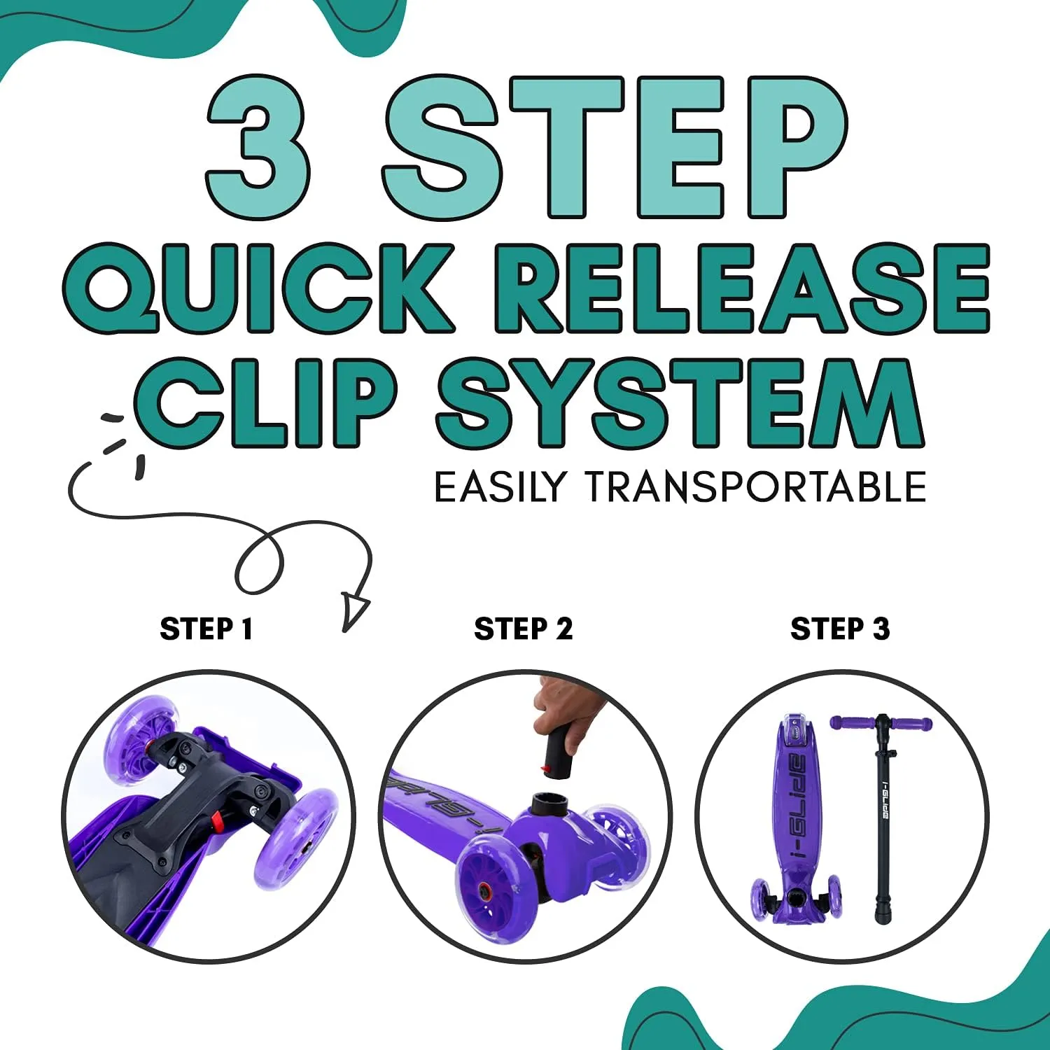 i-Glide 3 Wheel Scooter