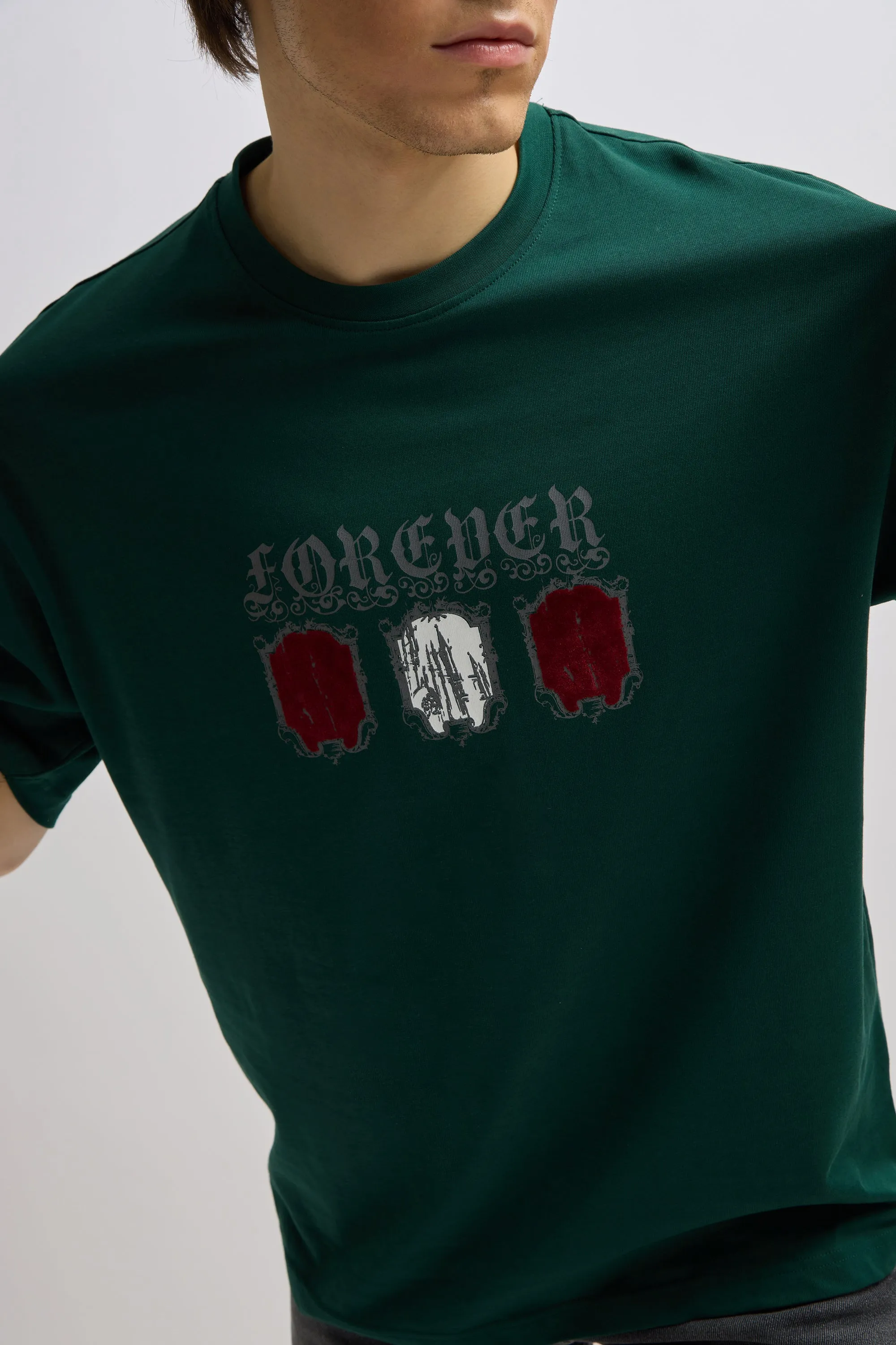 Lachlan - Printed Tshirt - Green