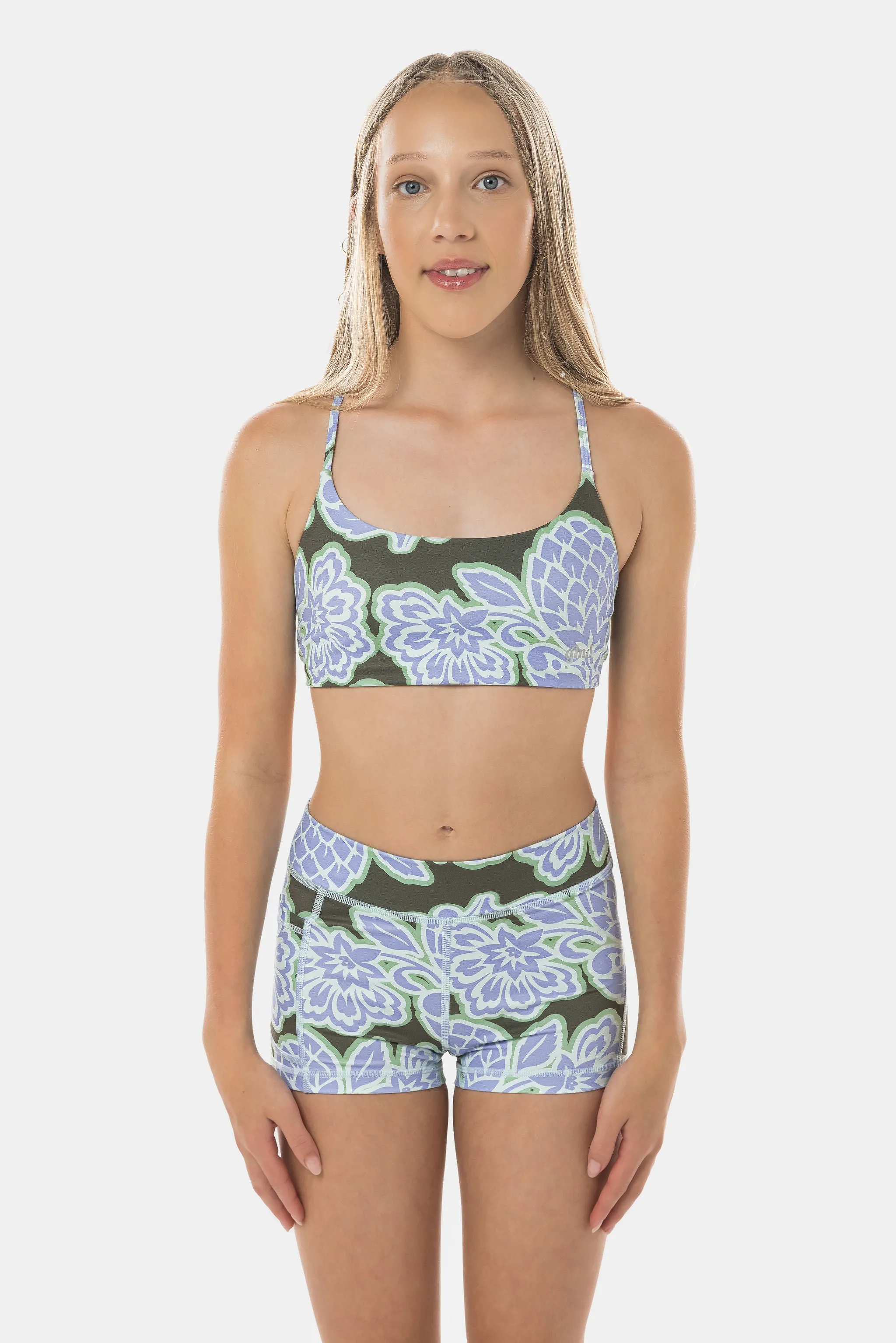 Lolana Luxe Crop Top - Skye