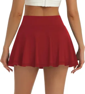 LouKeith Womens Tennis Skirt High Waisted Pleated Golf Skirts Mini Casual Workout Athletic Skorts with Pockets