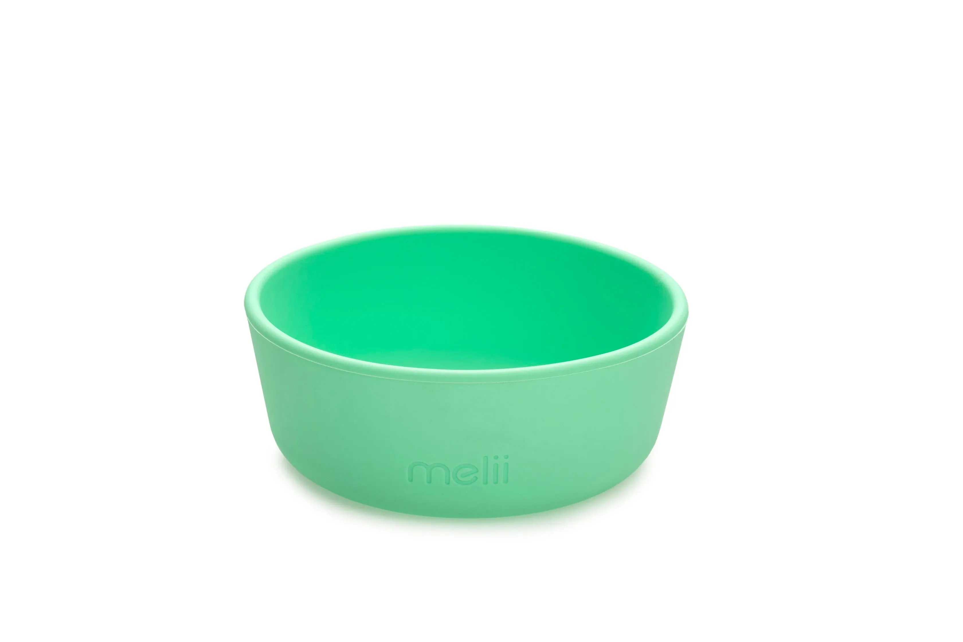 Melii 3 Piece Silicone Feeding Set  Lime, mint, blue