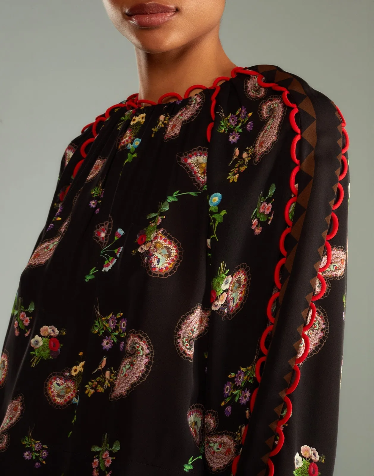 Midnight Garden Blouse