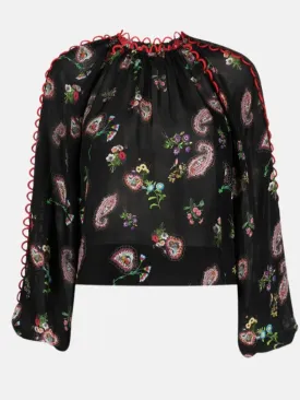 Midnight Garden Blouse