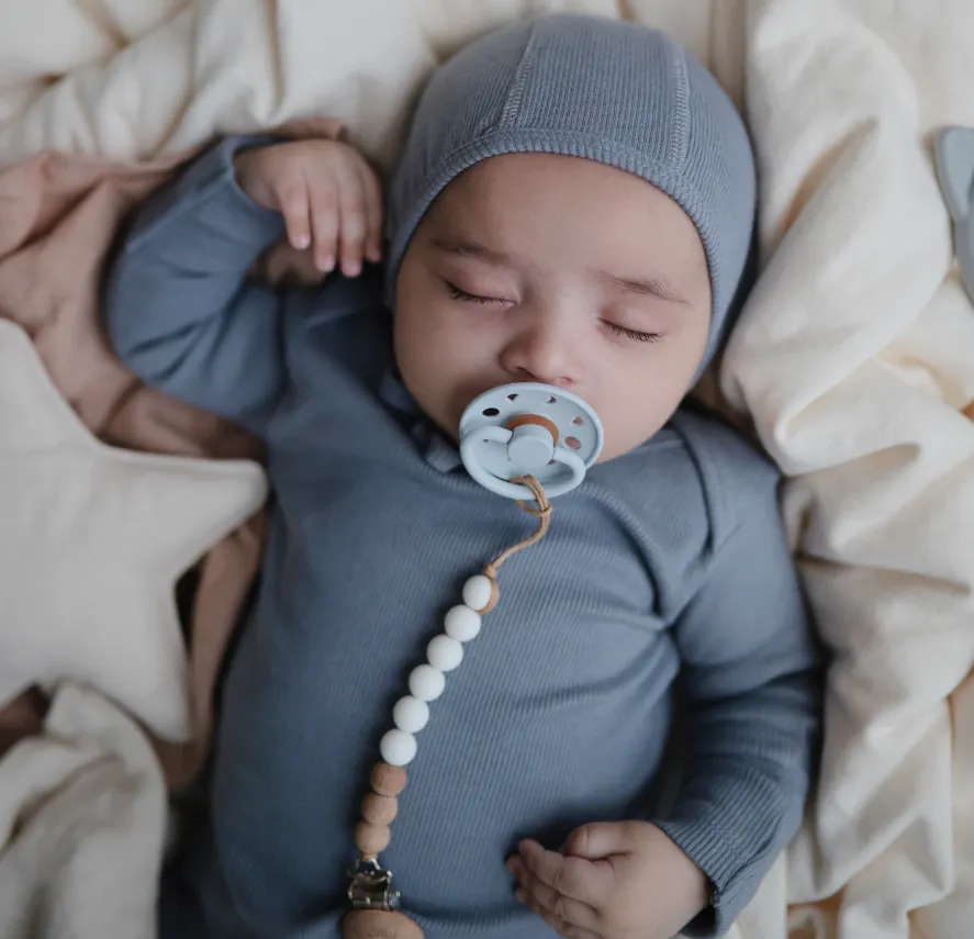 Mushie Baby hat ribbed | Tradewinds