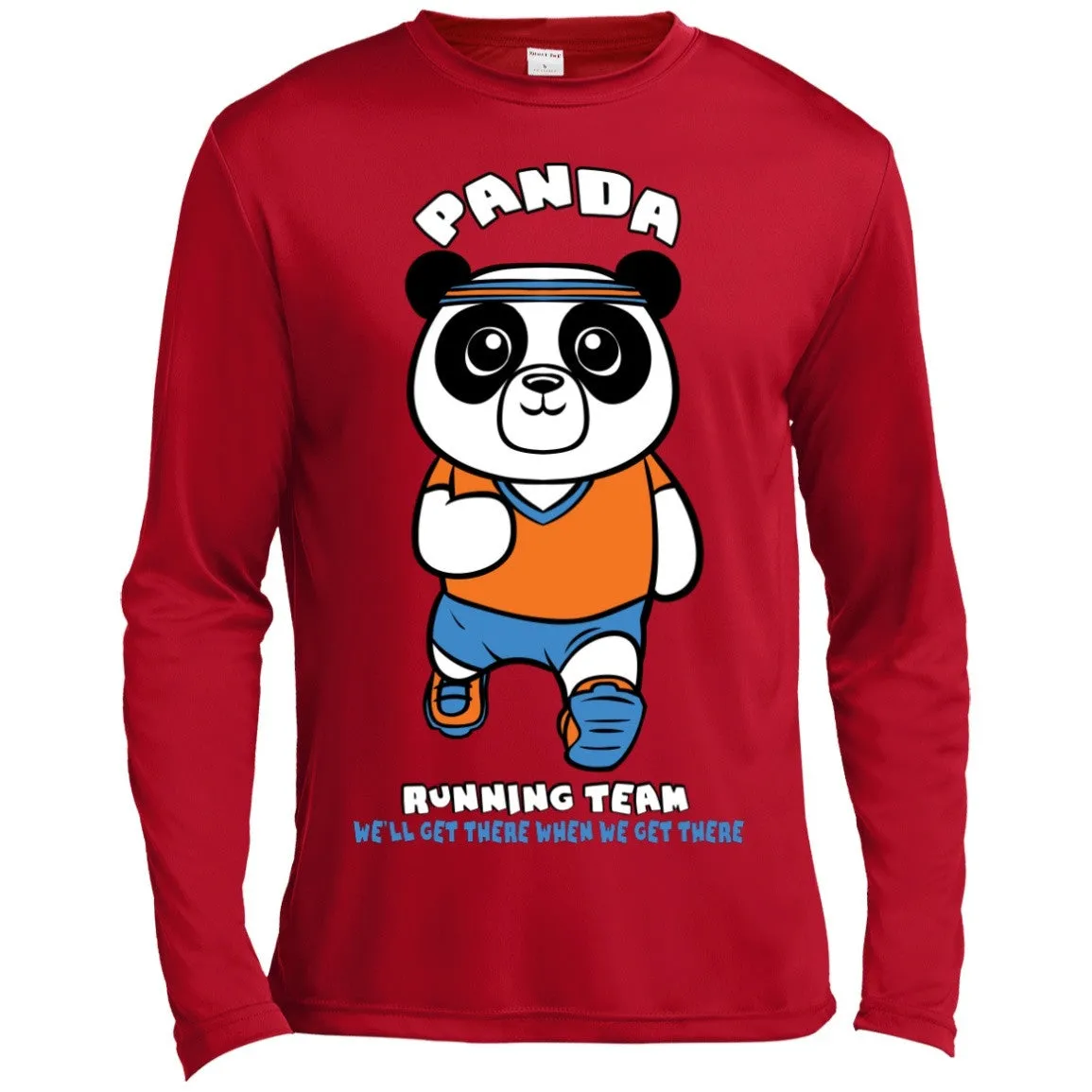 Panda Running Team Long Sleeve Dri Fit Shirt