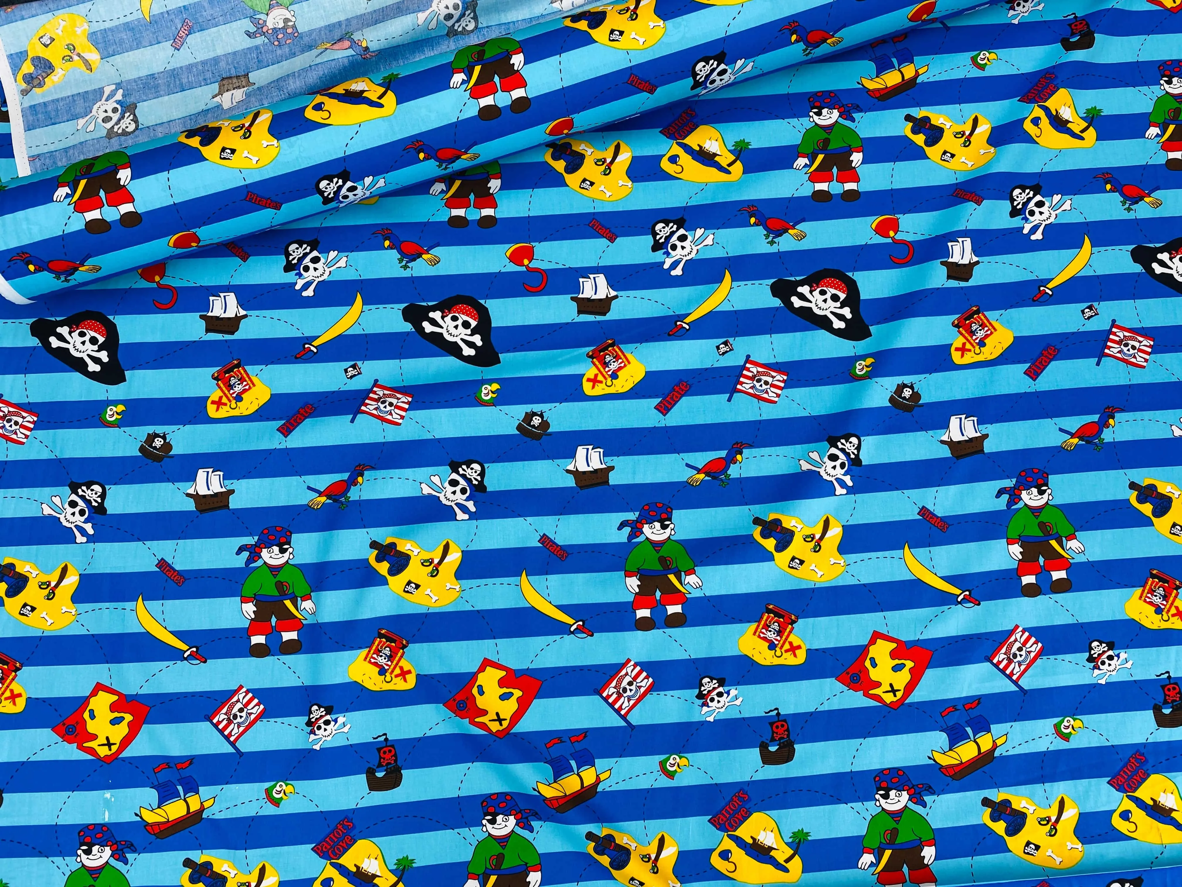 Pirates  - Cotton Poplin Patchwork