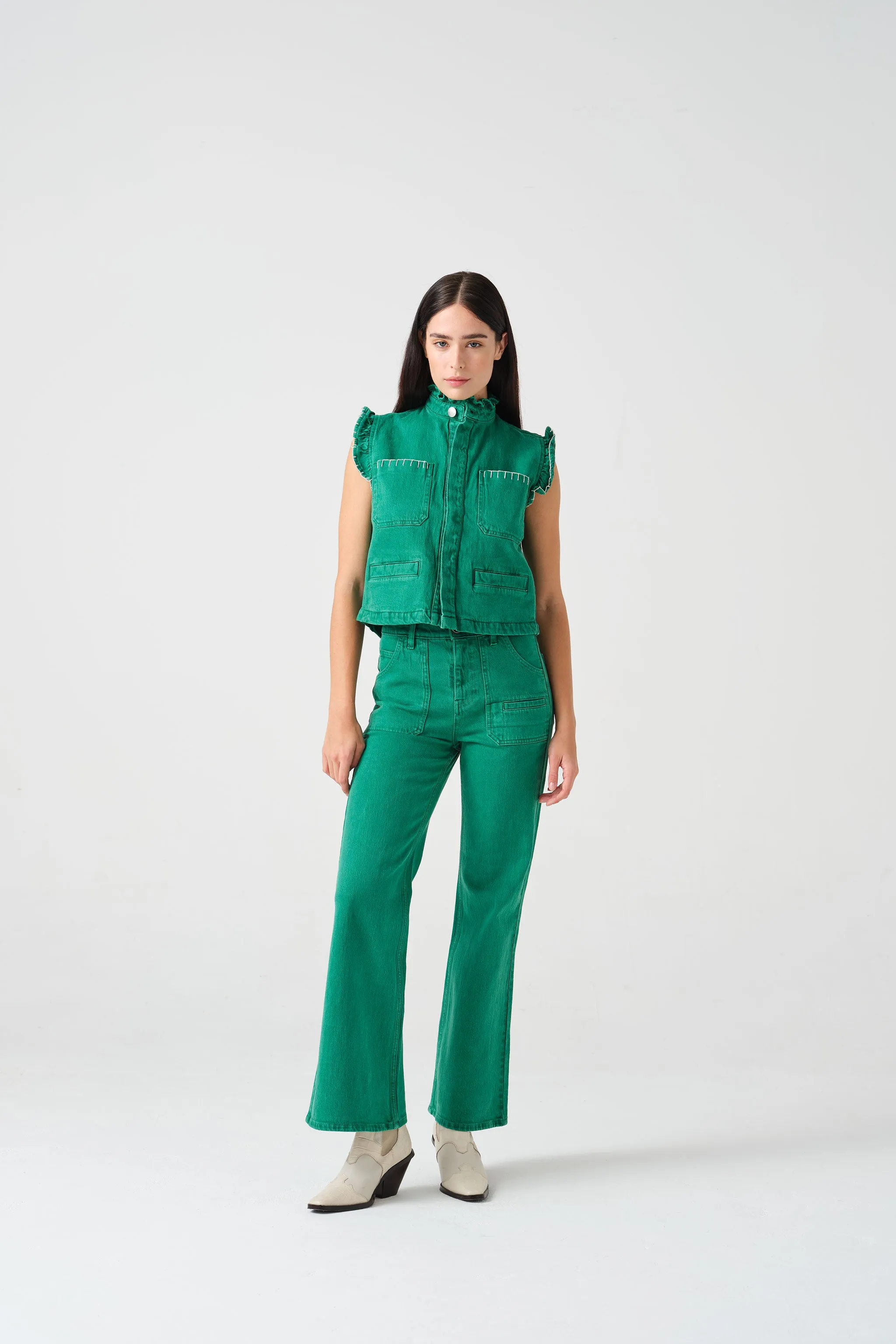Queenie Jean in Jade Green