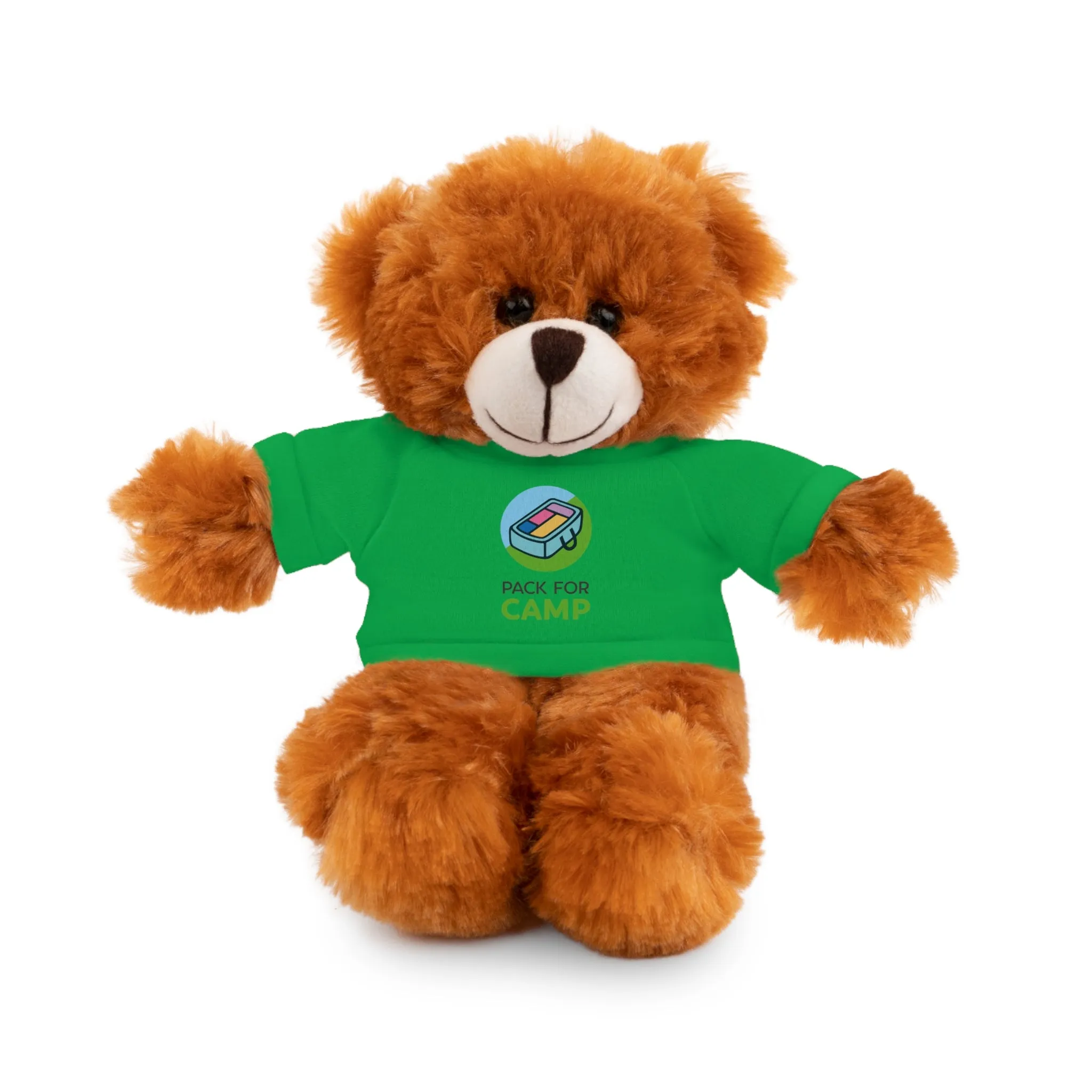 Stuffed Bear with Logo Tee