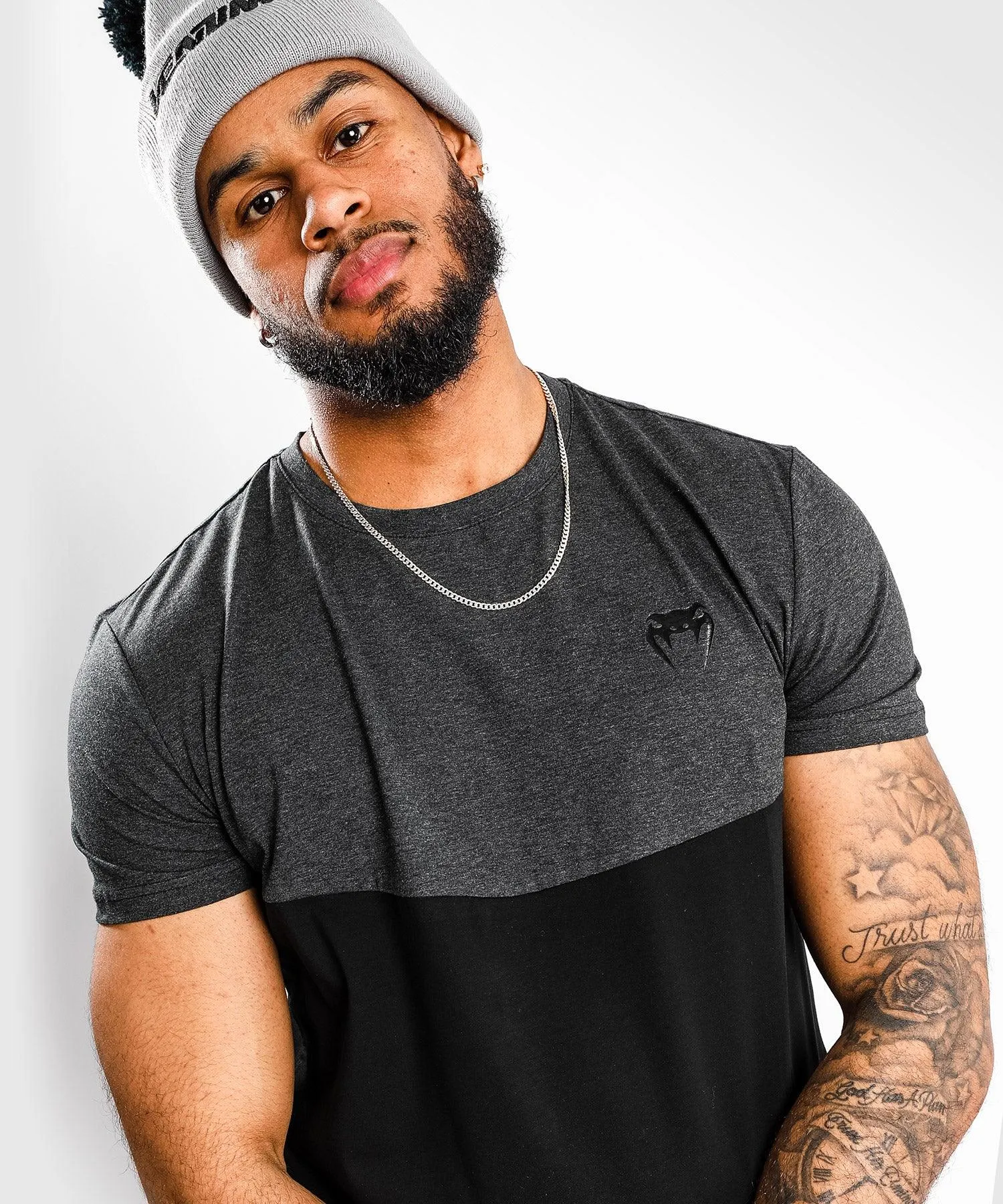 Venum Laser T-Shirt - Black/Heather Grey