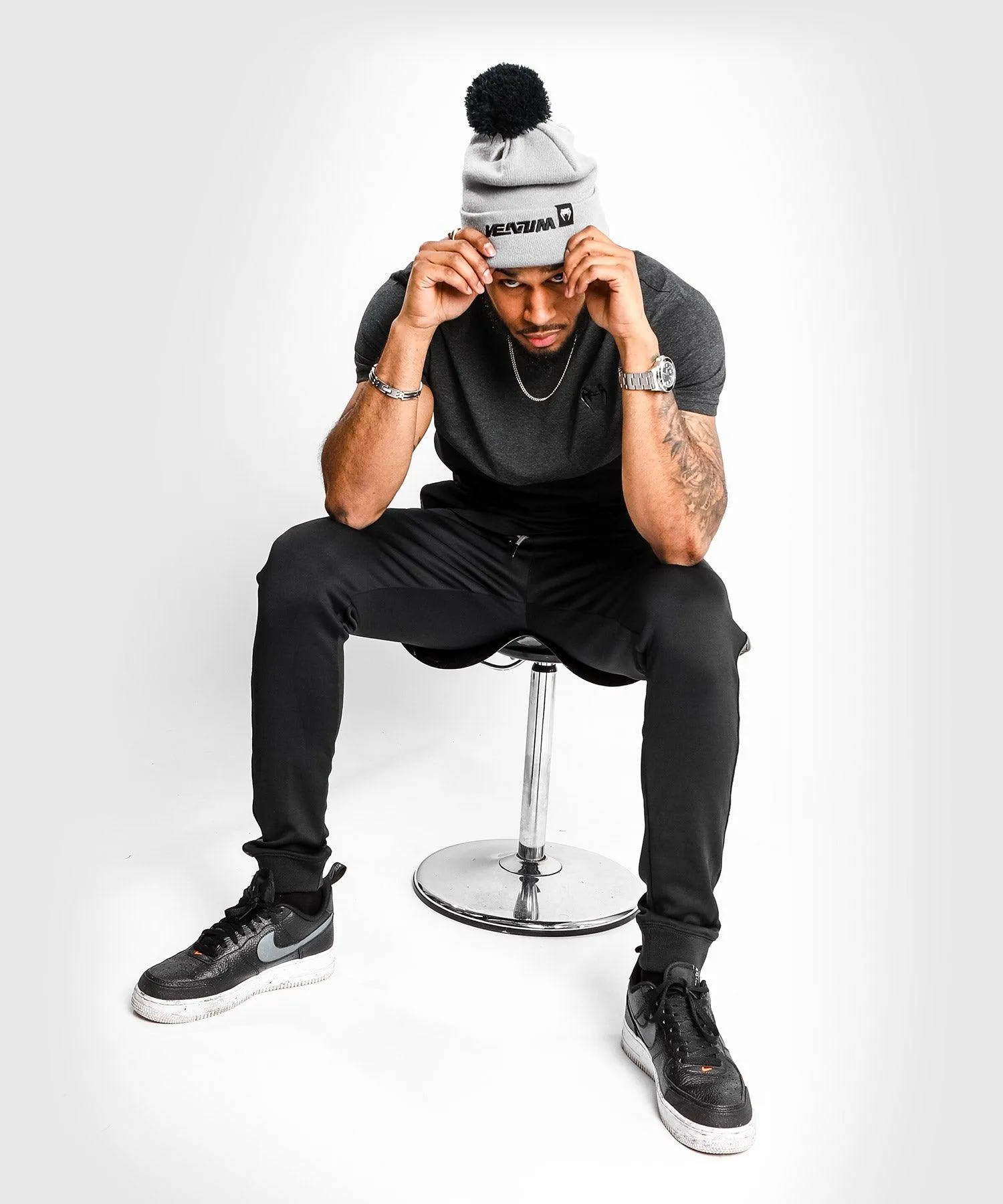 Venum Laser T-Shirt - Black/Heather Grey