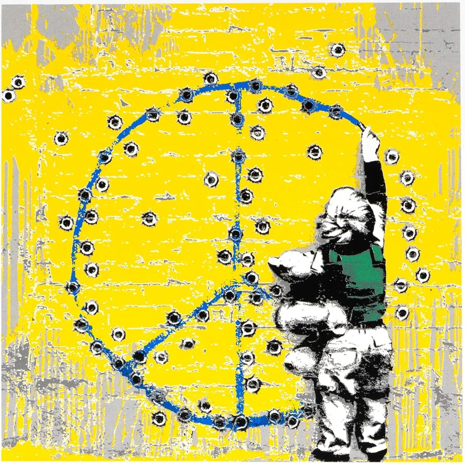 War Child Silkscreen Print by Hijack