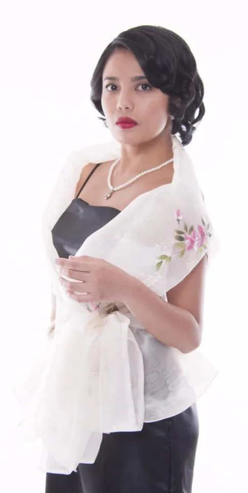 WW01 - Filipiniana Wrap-Around Beige