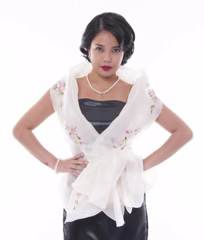 WW01 - Filipiniana Wrap-Around Beige