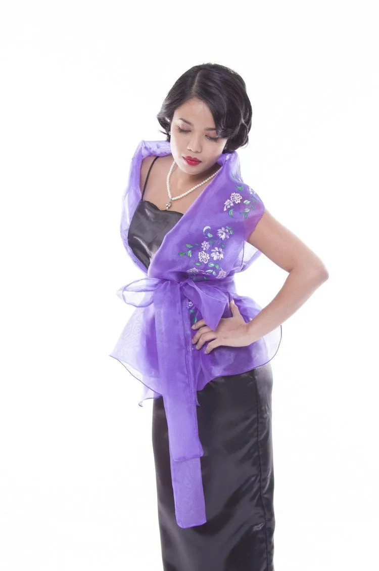WW06 - Filipiniana Wrap-Around Purple